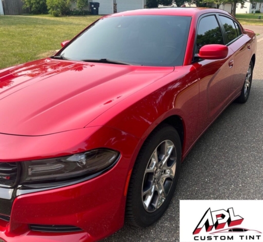 Dodge Charger window tint by ADL Custom Tint