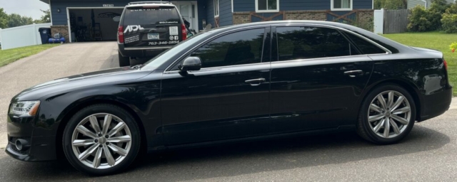 Audi A8 window tint by ADL Custom Tint