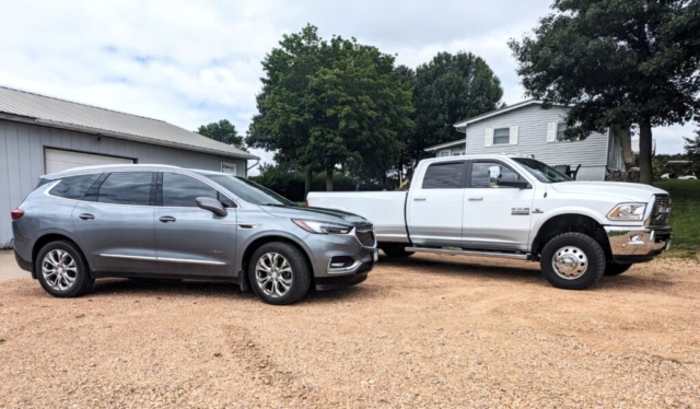 Enclave + Ram 3500 window tint by ADL Custom Tint
