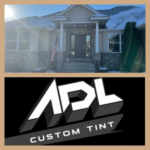 Front elevation window film by ADL Custom Tint
