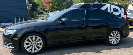 Audi A4 window tint by ADL Custom Tint