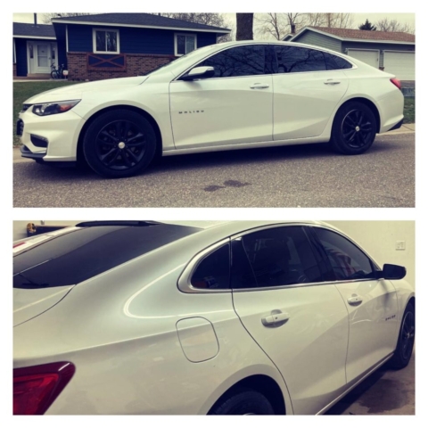 Chevrolet Malibu window tint by ADL Custom Tint